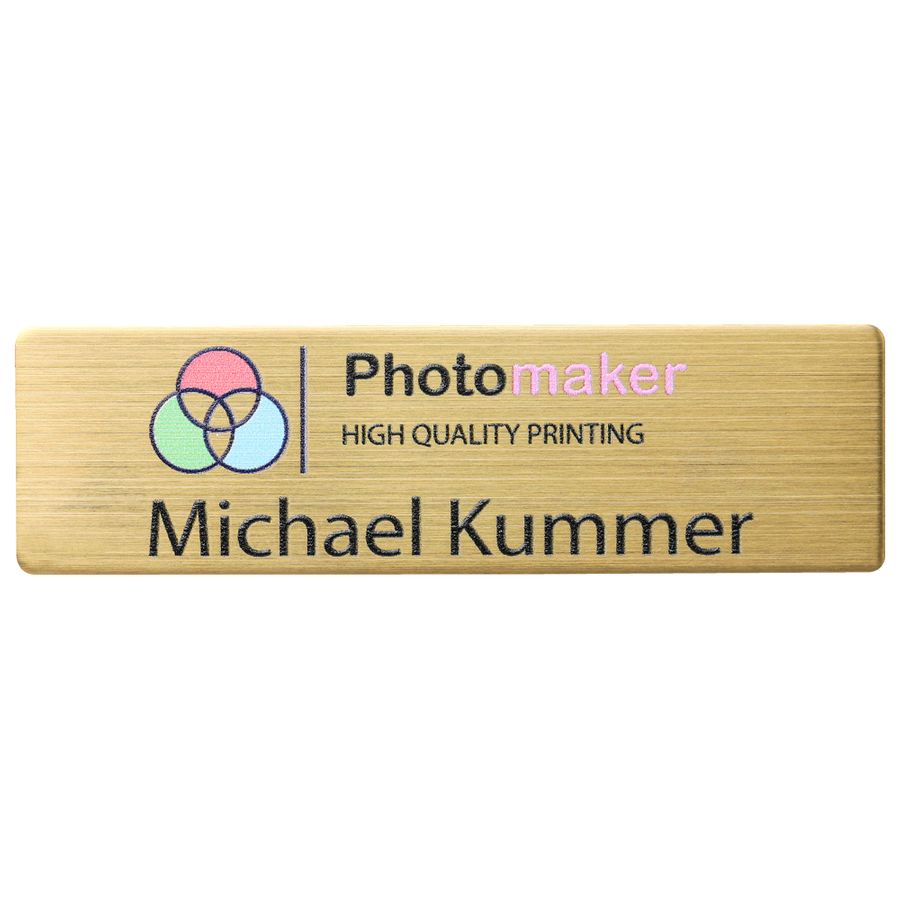 UV Printed Name Badges - Australia Promo Now