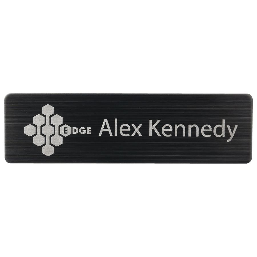 Engraved Metal Name Badges - Australia Promo Now