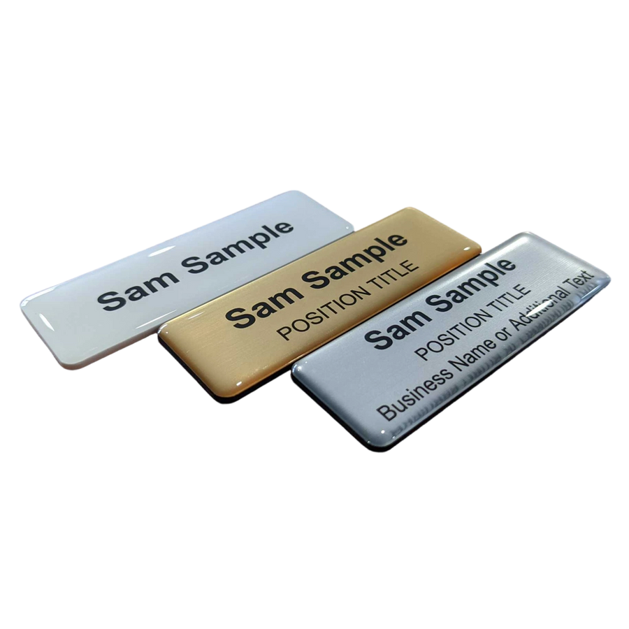 Epoxy Dome Name Badges - Australia Promo Now