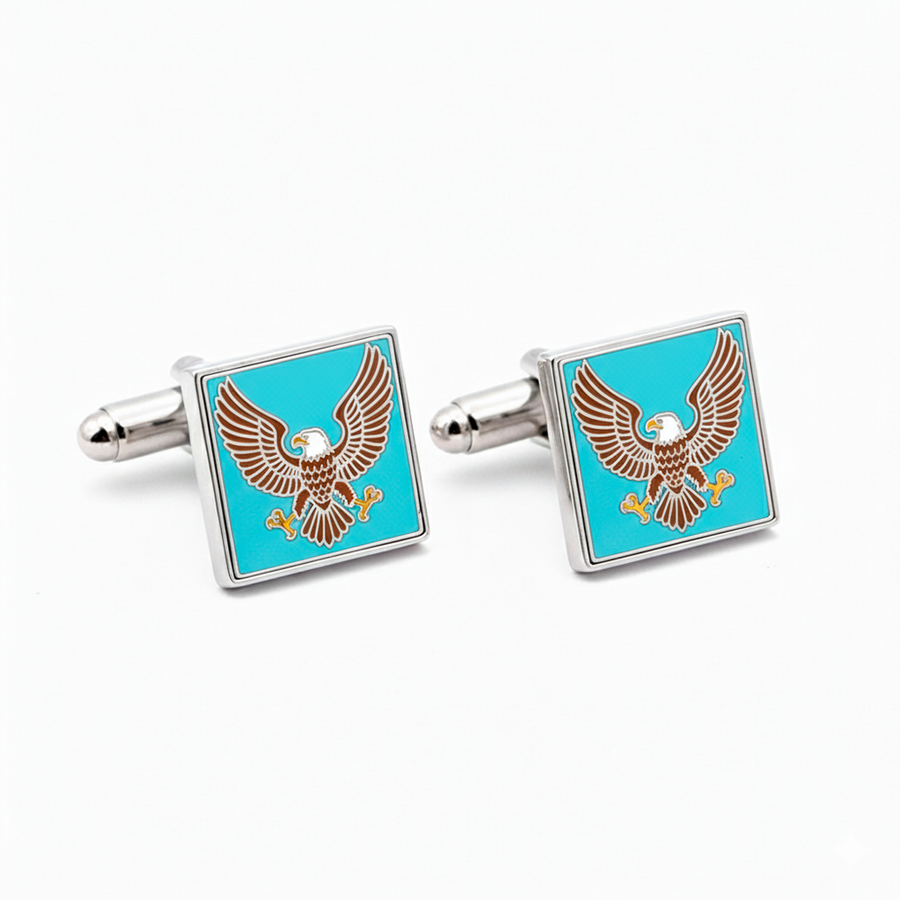 Hard Enamel Cufflinks - Australia Promo Now
