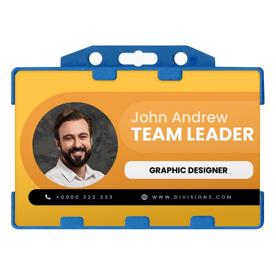 Plastic Insert Badge Holder - Australia Promo Now