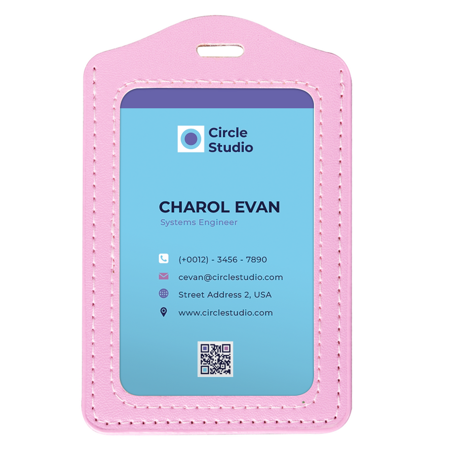 Custom PU Badge Holders - Australia Promo Now