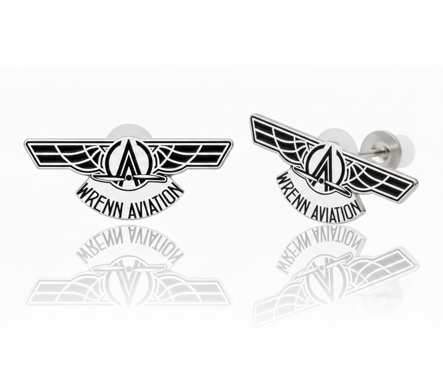 Hard Enamel Metal Earrings - Australia Promo Now