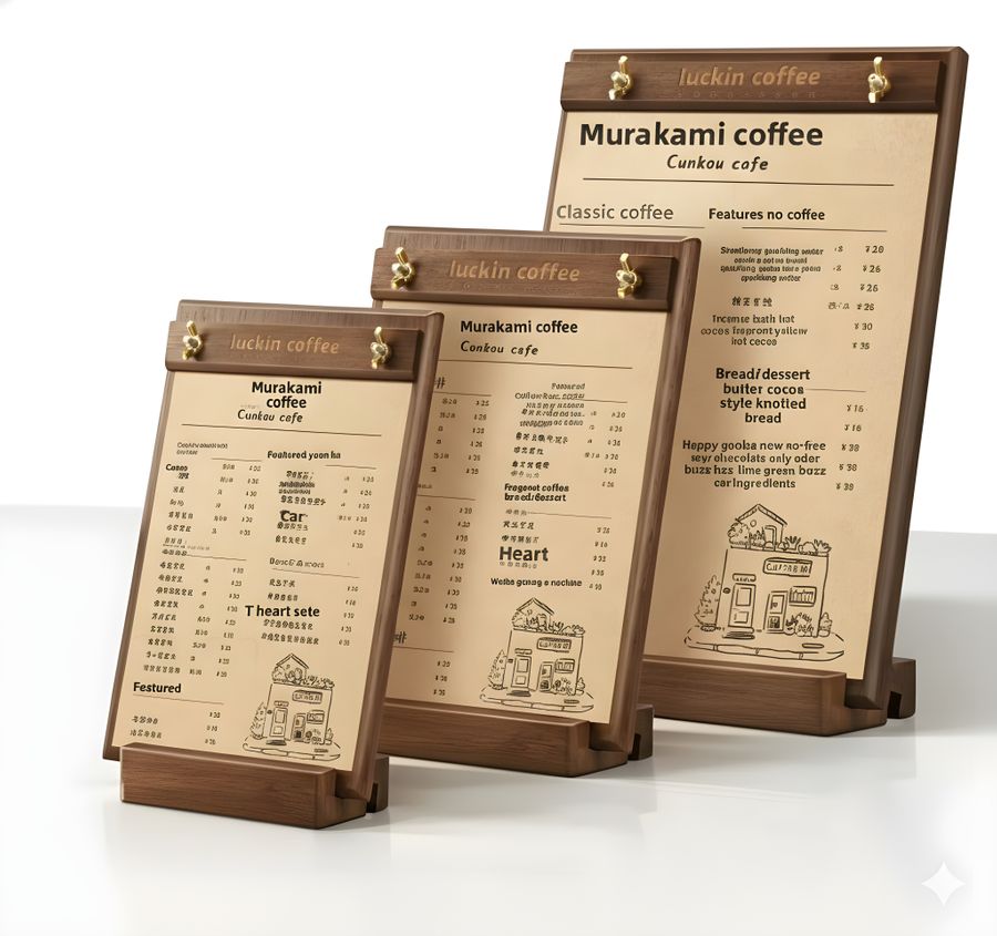 Wood Menus - Australia Promo Now