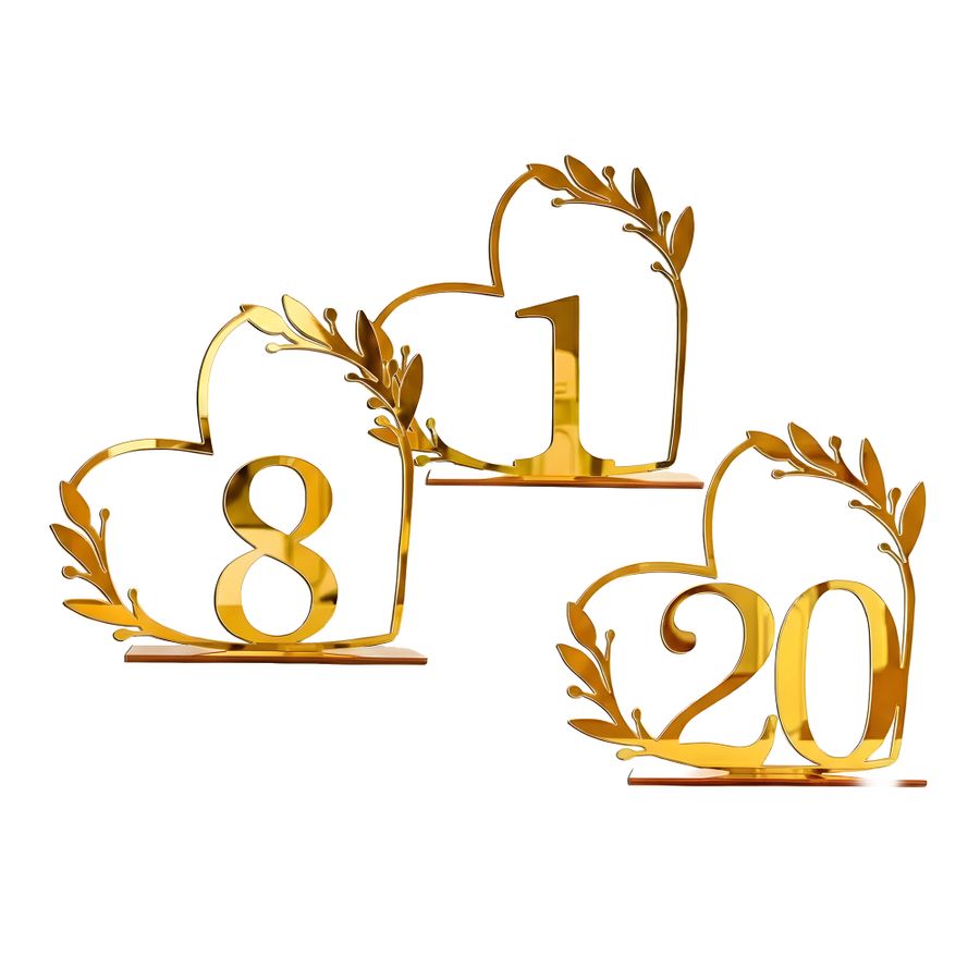 Wedding Table Numbers - Australia Promo Now