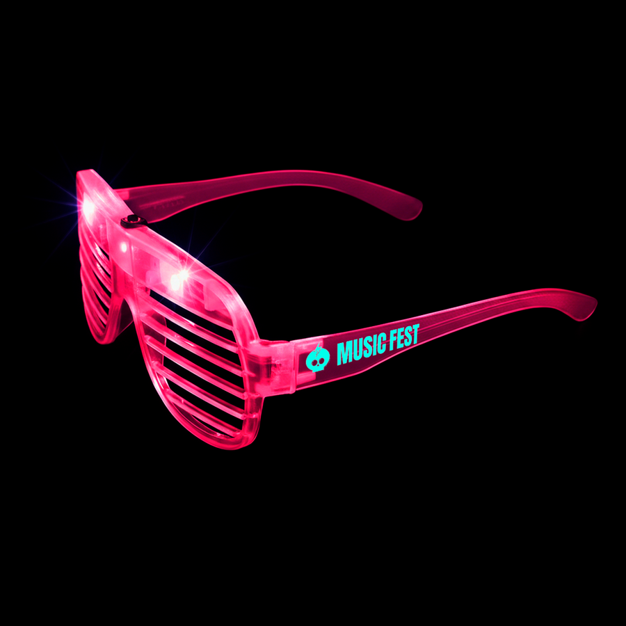 Light-Up LED Slotted Glasses - Australia Promo Now