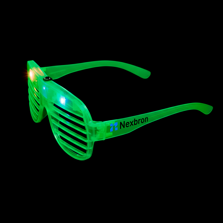 Light-Up LED Slotted Glasses - Australia Promo Now