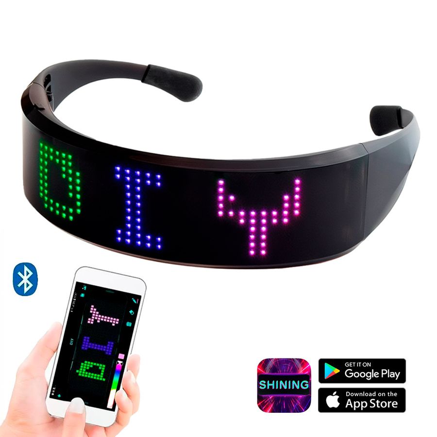 LED Light Up Glasses with Bluetooth - Australia Promo Now