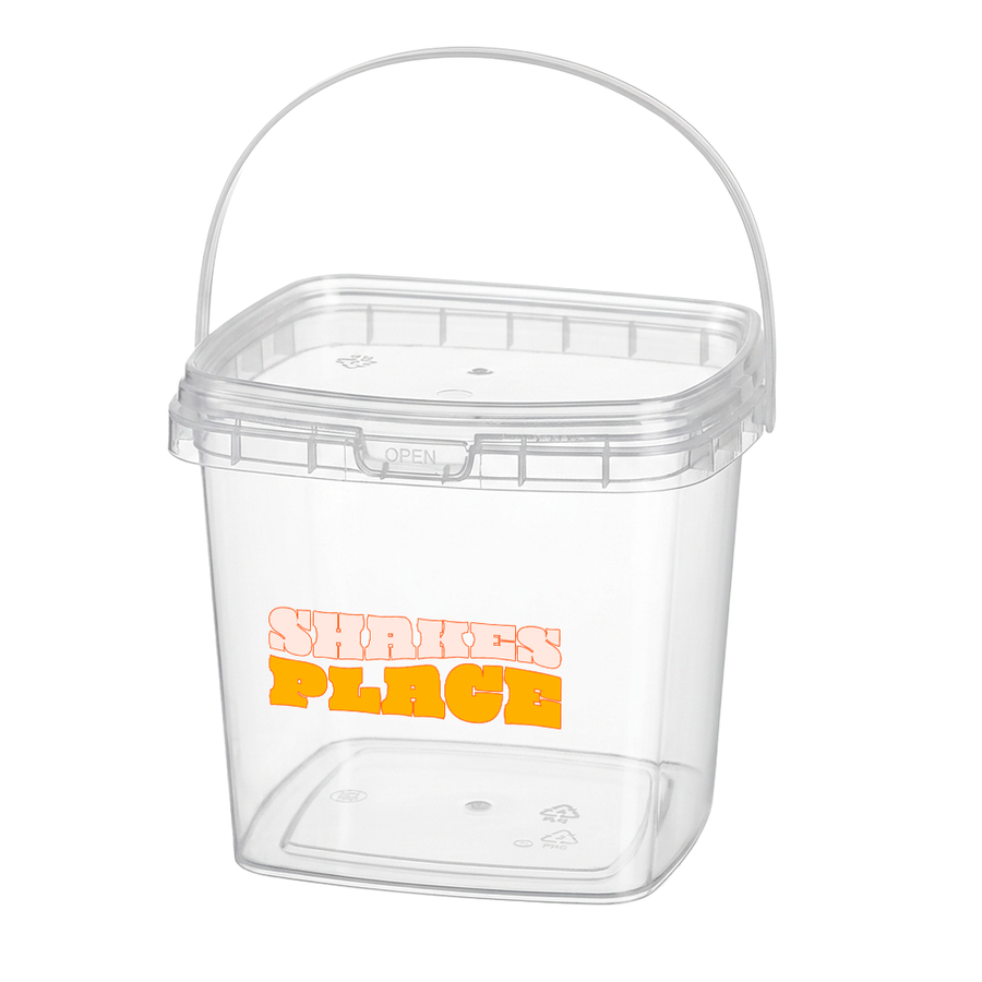 Square Transparent Drink Buckets - Australia Promo Now