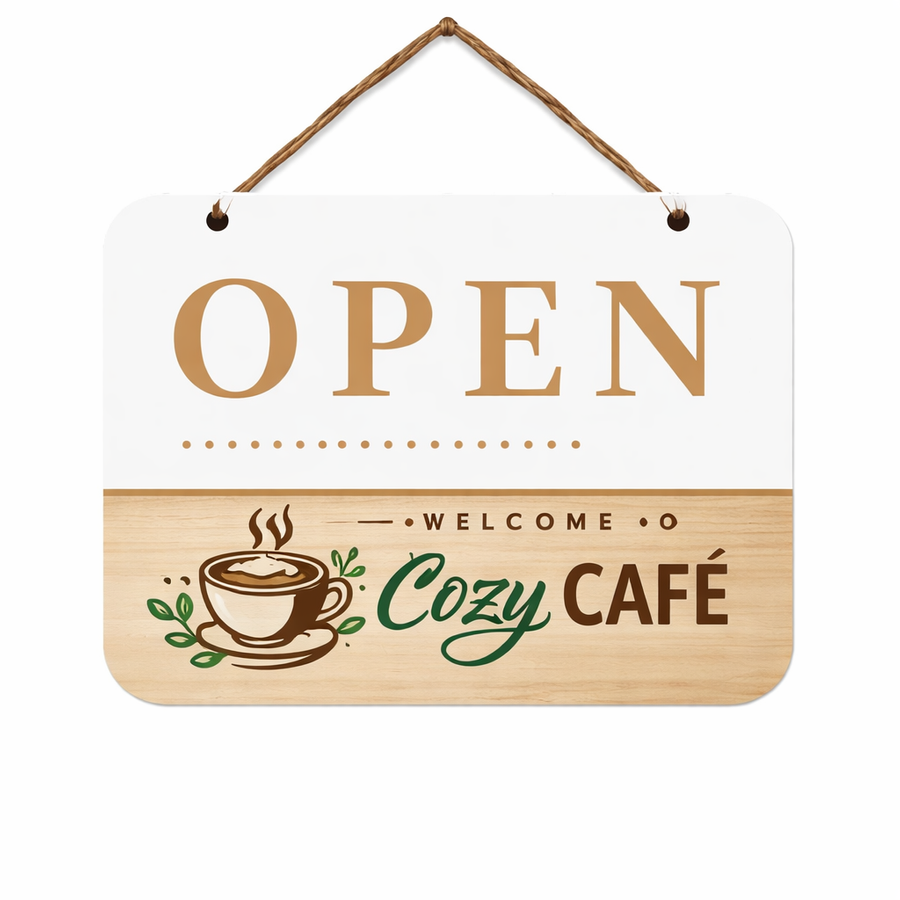 Plastic Hanging Door Signs - Australia Promo Now