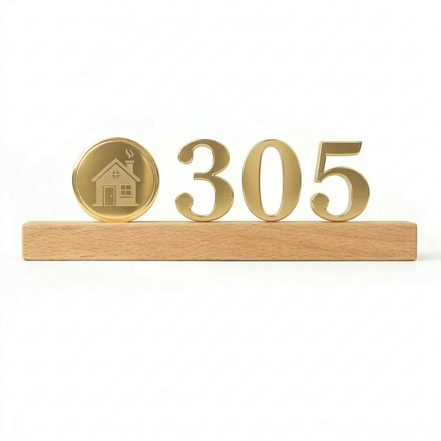 3D Wooden Door Signs - Australia Promo Now