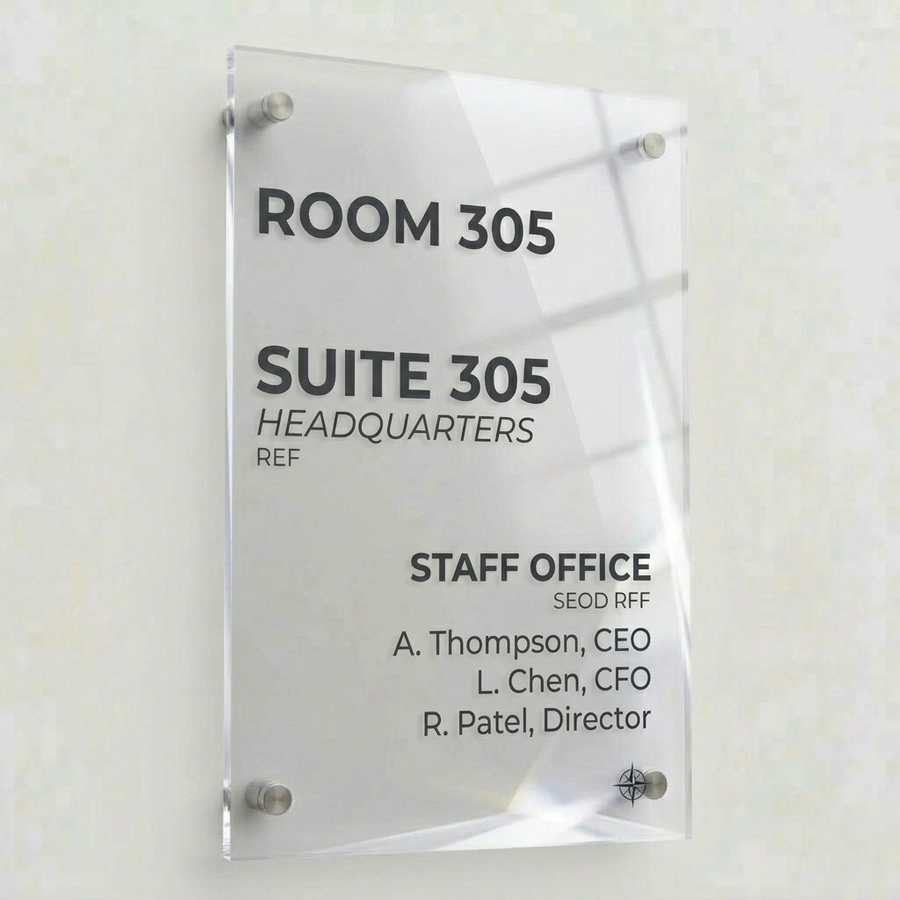 Colorful Acrylic Door Signs - Australia Promo Now