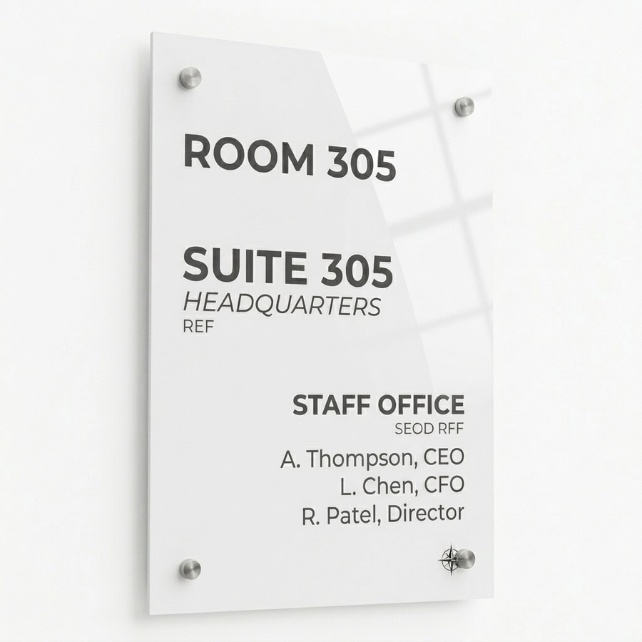 Colorful Acrylic Door Signs - Australia Promo Now