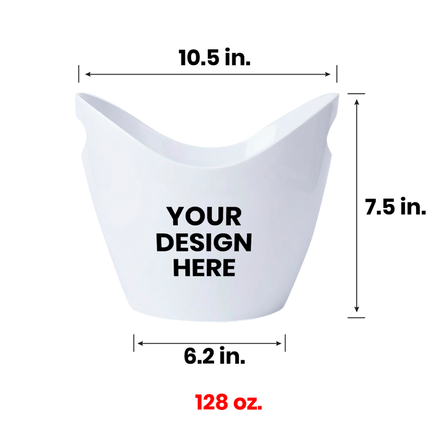 Curved Dual-Handle Drink Buckets - Australia Promo Now