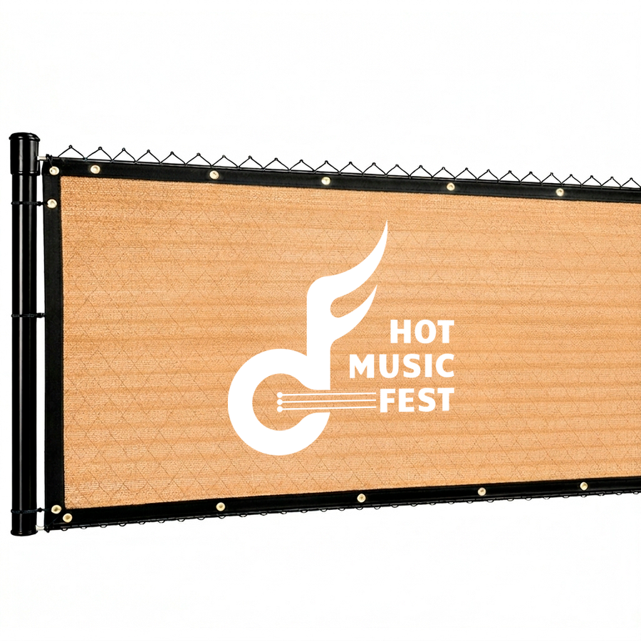 Custom 90% Blockage Fence Screen - Australia Promo Now