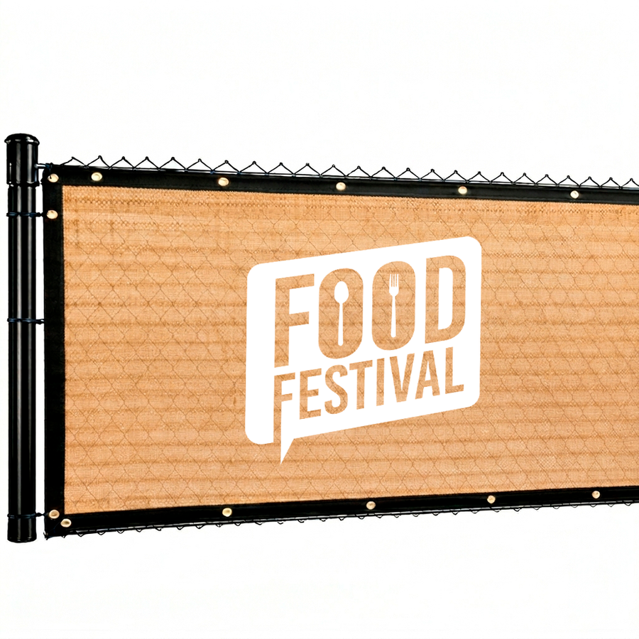 Custom 85% Blockage Fence Screen - Australia Promo Now