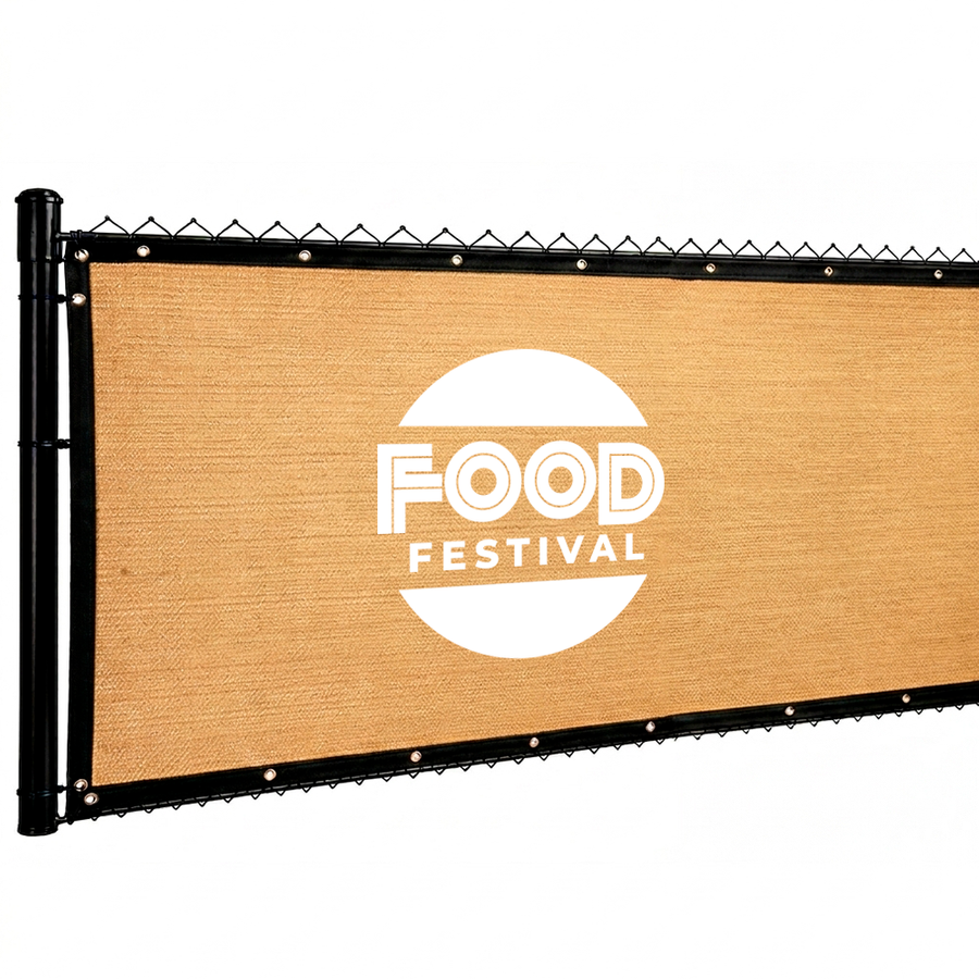 Custom 98% Blockage Fence Screen - Australia Promo Now