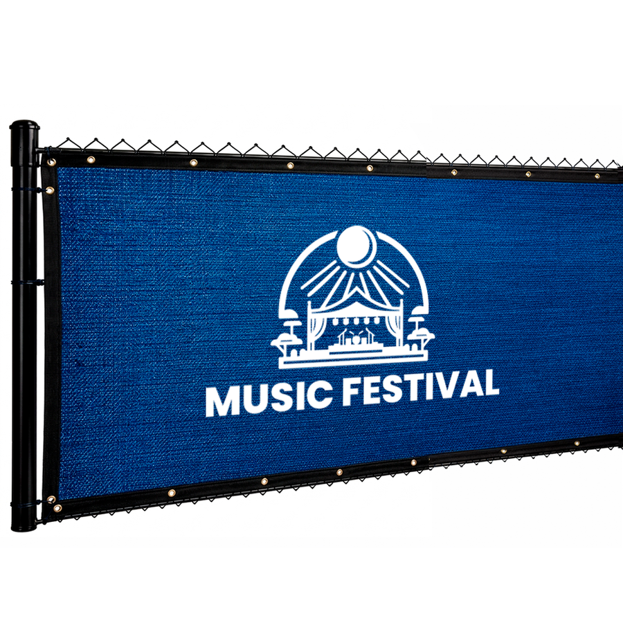 Custom 98% Blockage Fence Screen - Australia Promo Now
