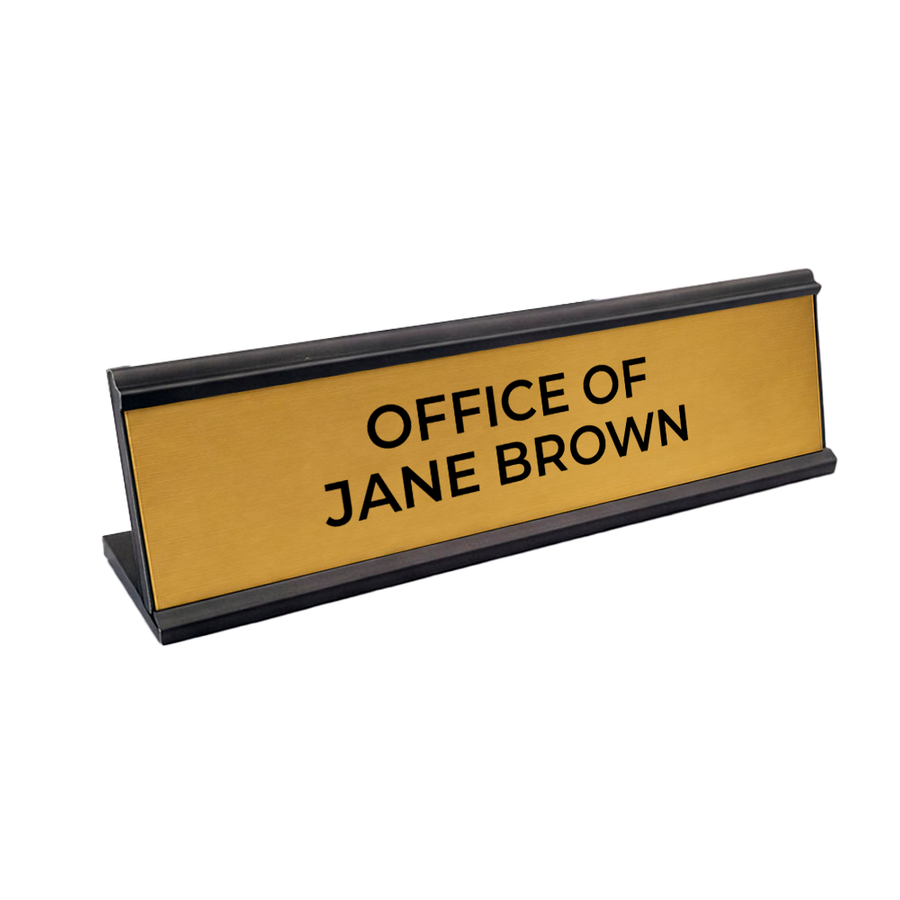 Metal Desktop Name Badges - Australia Promo Now