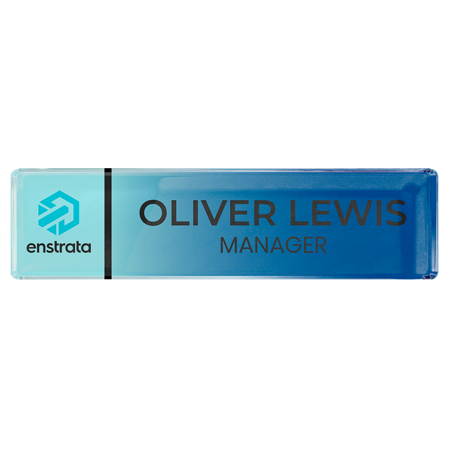 Acrylic Desktop Name Badges - Australia Promo Now