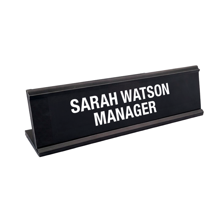 Metal Desktop Name Badges - Australia Promo Now