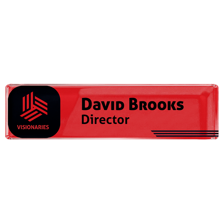 Acrylic Desktop Name Badges - Australia Promo Now