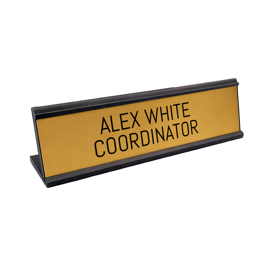 Metal Desktop Name Badges - Australia Promo Now