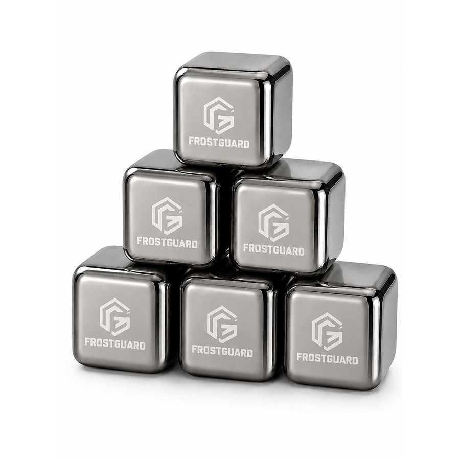 Silver Stainless Steel Ice Cubes - Australia Promo Now