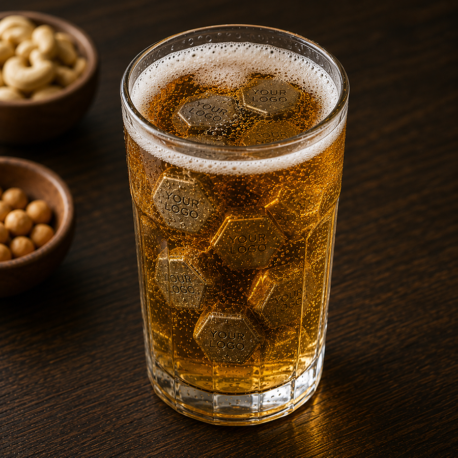 Hexagon Stainless Steel Ice Cubes - Australia Promo Now