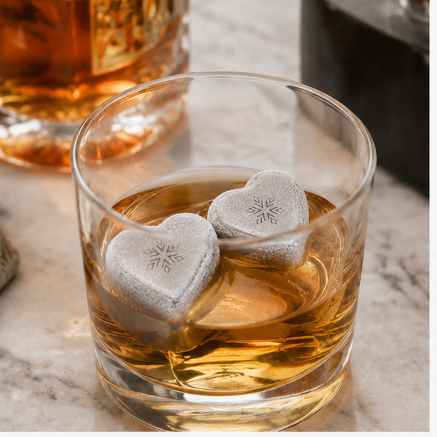 Heart-Shaped Stainless Steel Ice Cubes - Australia Promo Now