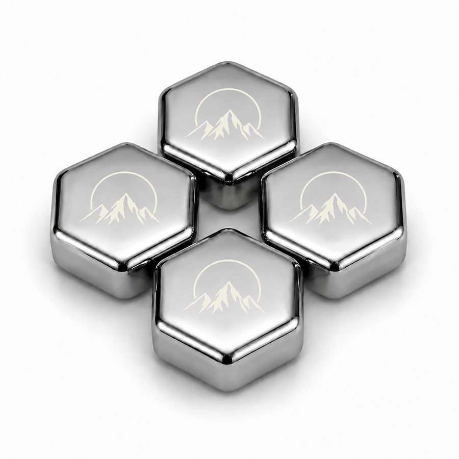 Hexagon Stainless Steel Ice Cubes - Australia Promo Now