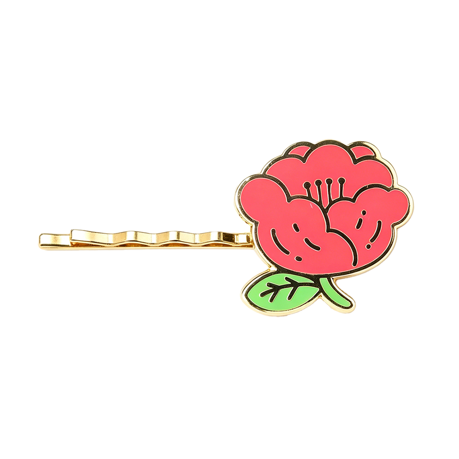 Hard Enamel Metal Hair Clips - Australia Promo Now