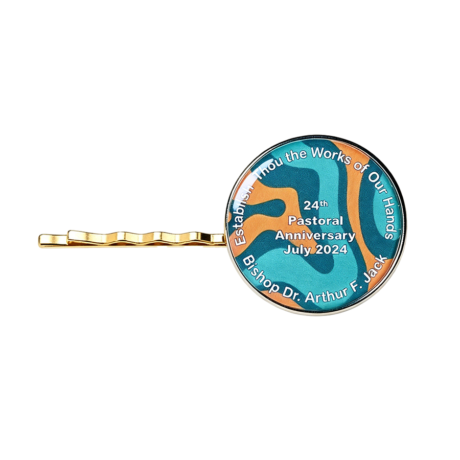 Epoxy Dome Metal Hair Clips - Australia Promo Now