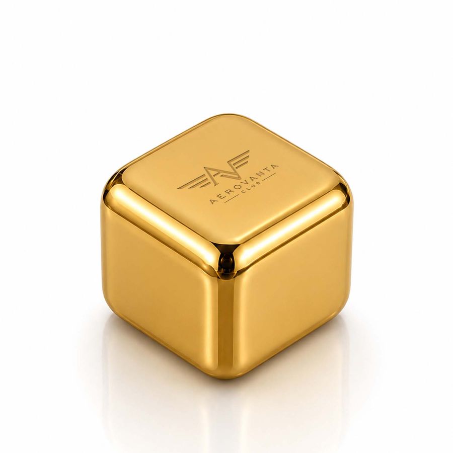 Gold Stainless Steel Ice Cubes - Australia Promo Now