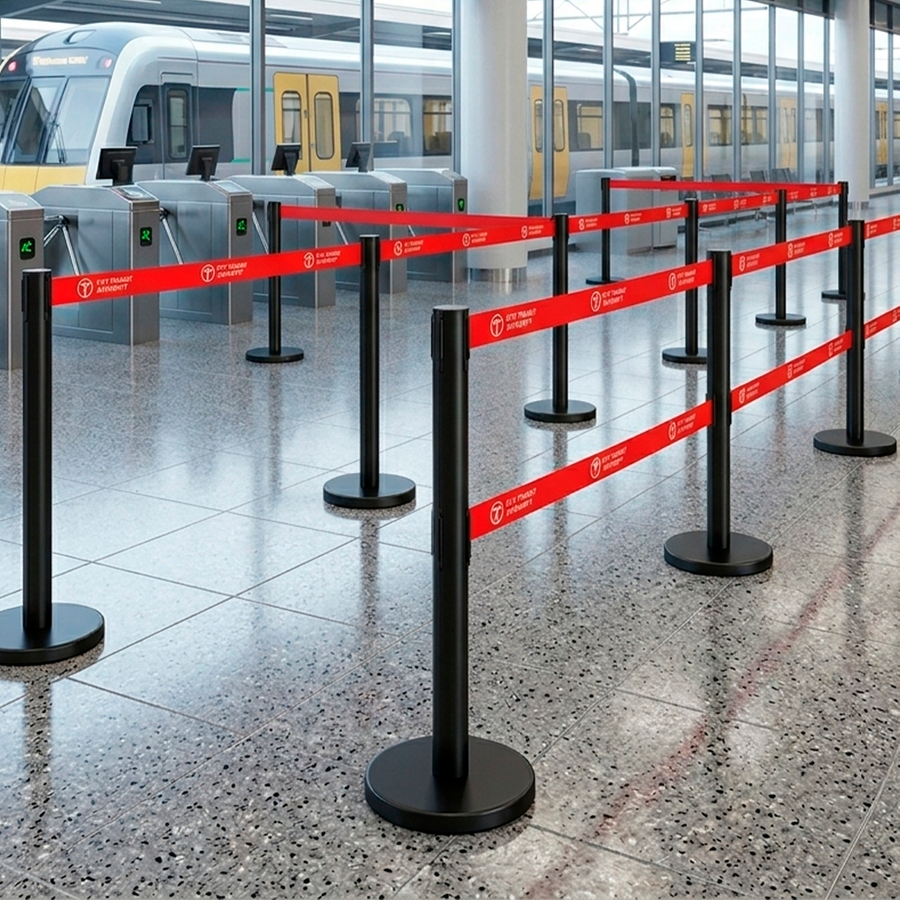 Dual Belts Stanchions - Australia Promo Now