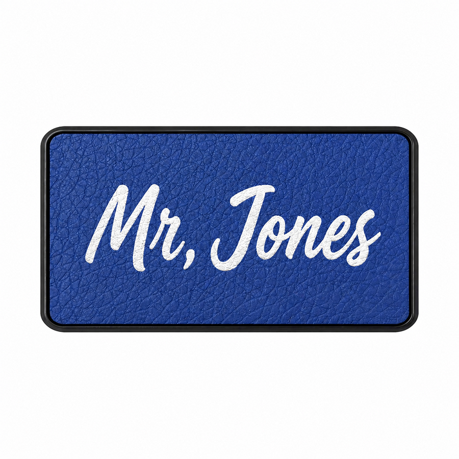Leather Name Badges - Australia Promo Now