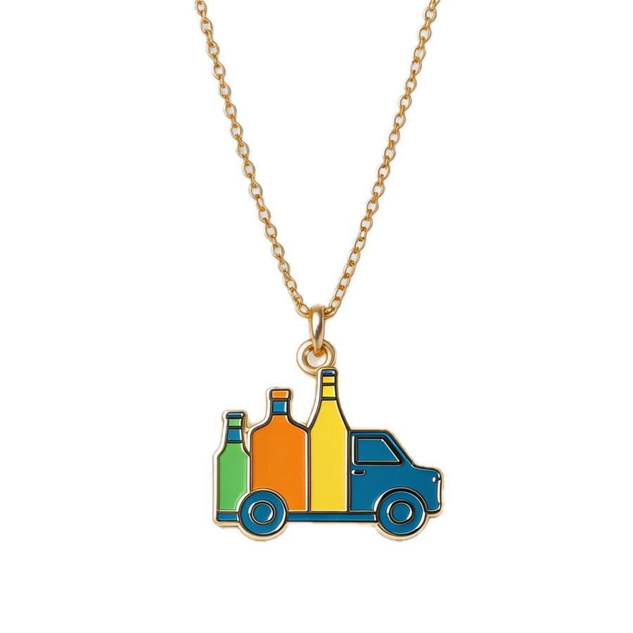 Hard Enamel Charm Necklaces - Australia Promo Now