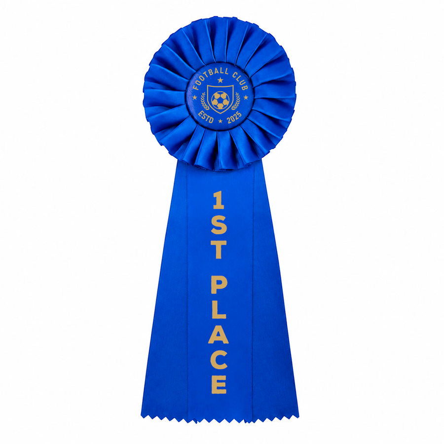 Gold Printing Rosette Buttons - Australia Promo Now