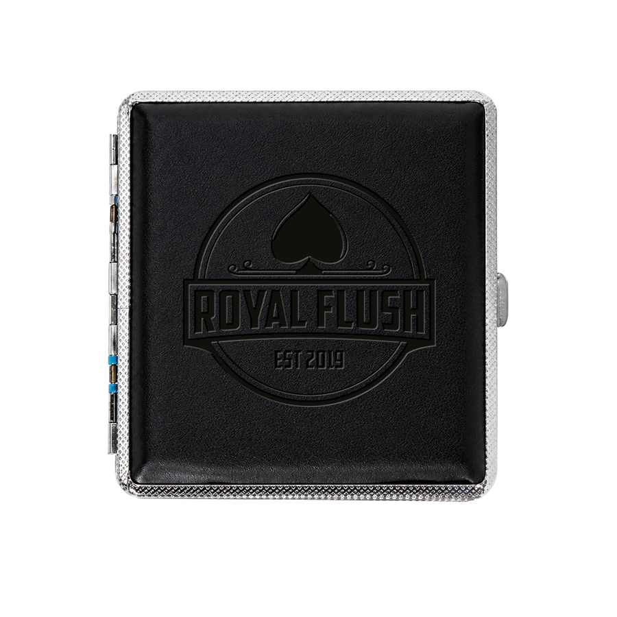 Leather Grain Metal Cigarette Cases - Australia Promo Now