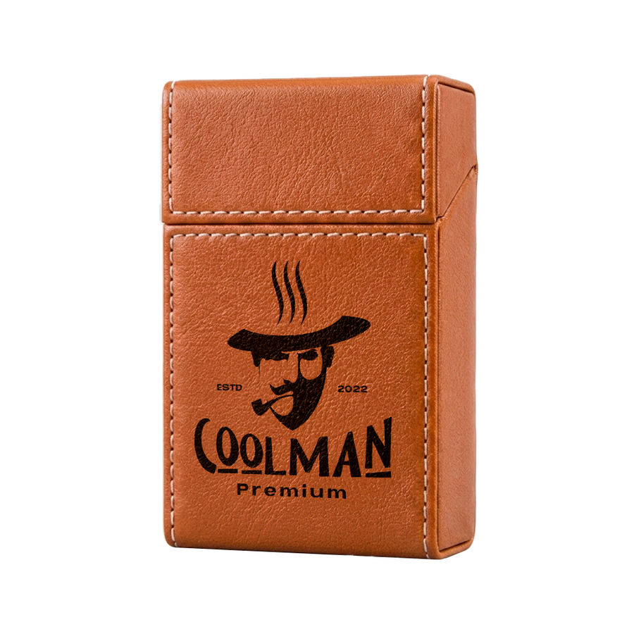 Flip Top PU Leather Full Bag Cigarette Cases - Australia Promo Now