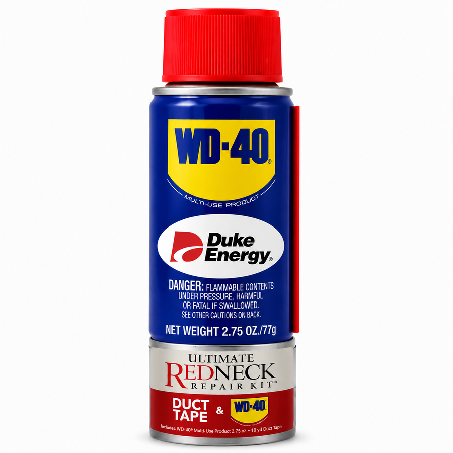 Ultimate Redneck Repair Kits, WD-40 2.75 oz Handy Cans and 6 yards of Duct Tapes - Australia Promo Now