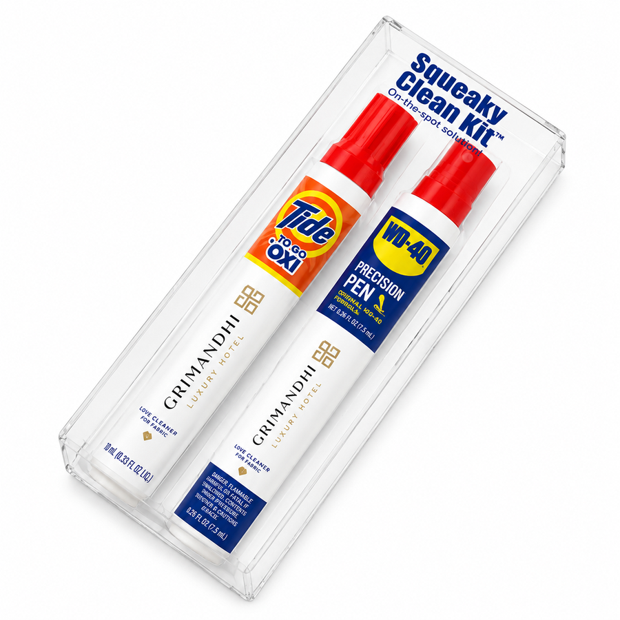 Squeaky Clean Kit - WD-40® Precision Pens and Tide® to Go + Oxi Travel Kits - Australia Promo Now
