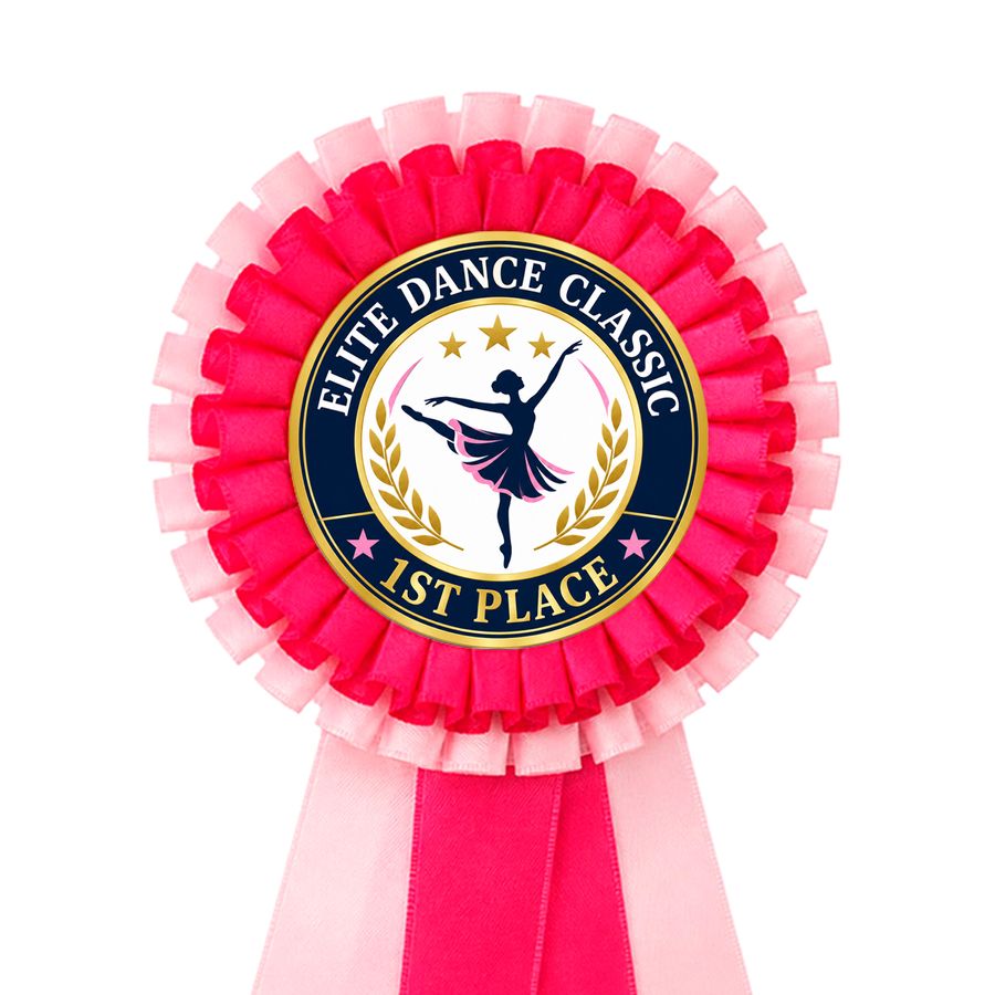 2 Tier Rosette Buttons - Australia Promo Now