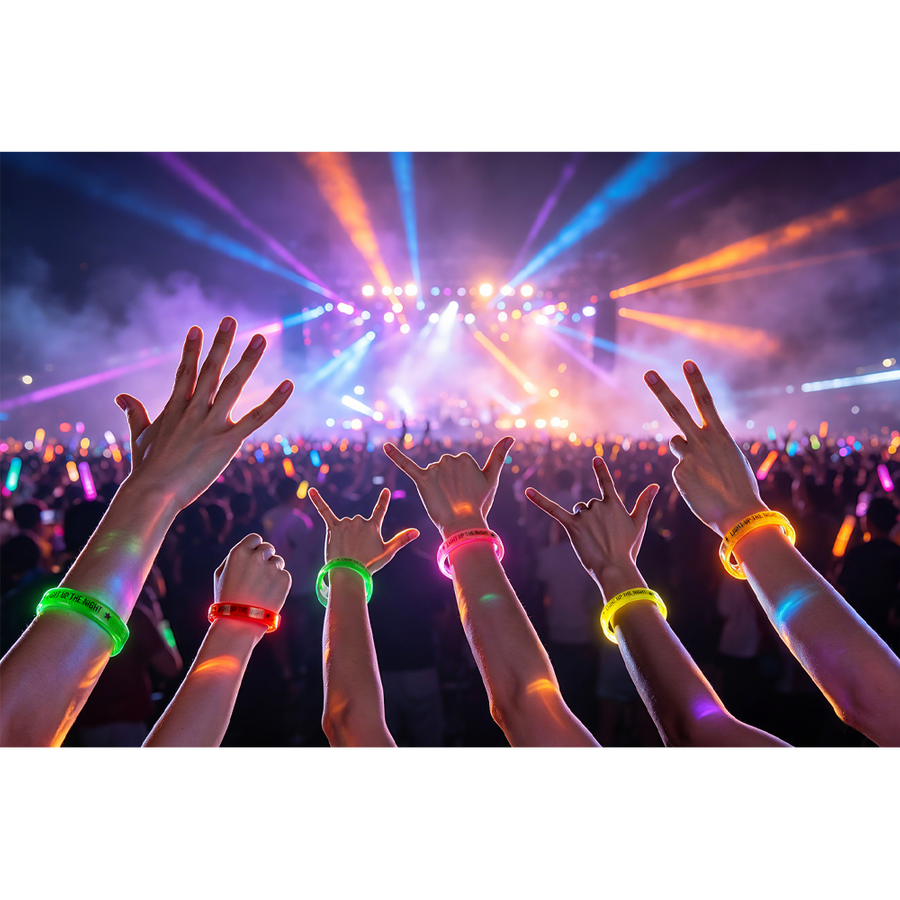 Custom Acrylic Glow Bracelets - Australia Promo Now